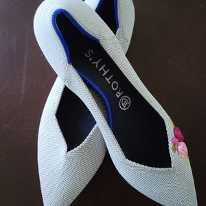 Rothy's The Point Retired Flax Birdseed Custom Size 9